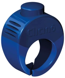 Clicino sormusnaksutin on toimintavarma ja miellyttävä ääninen, sininen.