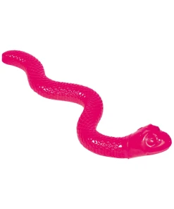 Nobby TPR Snake koiran aktivointilelu. Pinkki käärme.