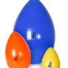 Karlie Funny Egg koiran lelun kolme eri väriä.