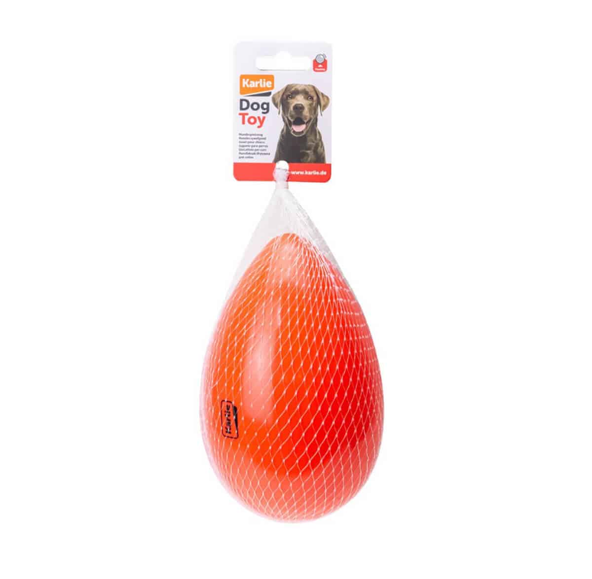 Karlie Funny Egg koiran lelu oranssi.