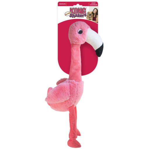 Kong Shakers Honkers koiran flamingolelun myyntipakkaus.