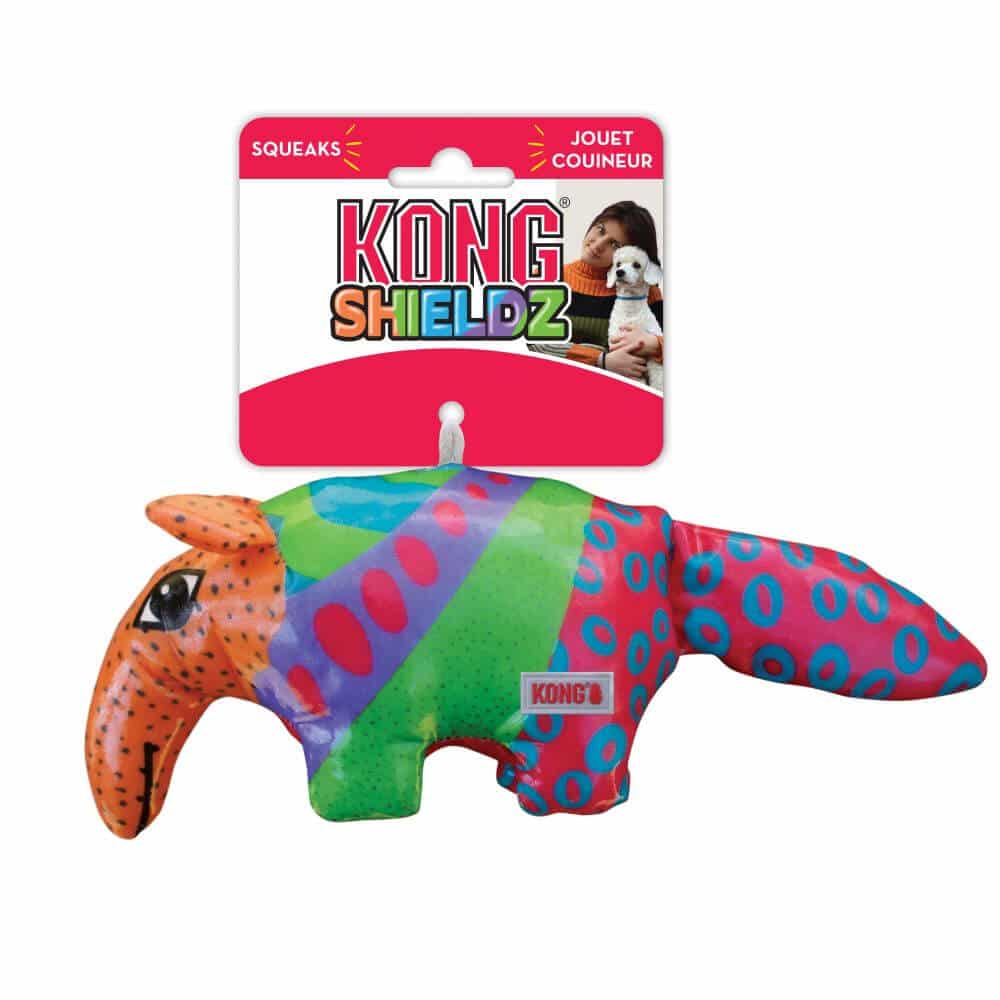 Kong Shieldz koiran muurahaiskarhulelun myyntipakkaus.