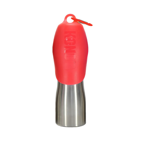 Kong vesipullo 740 ml, punainen. Mainio matkavesipullo reissuihin.