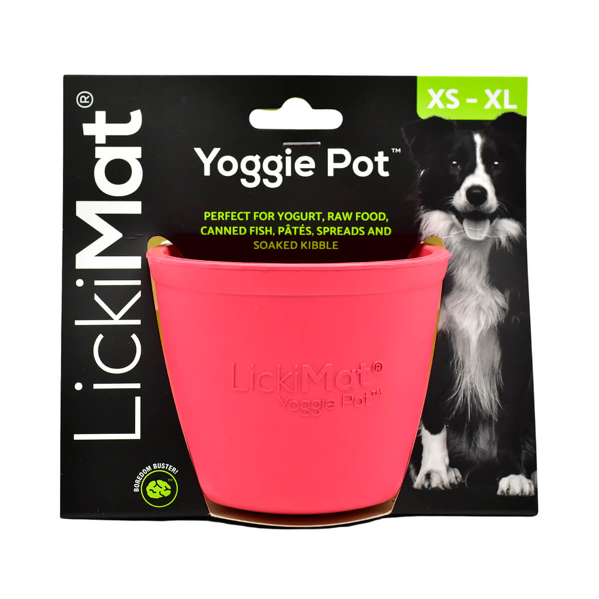 LickiMat Yoggie Pot aktivointikuppi, pinkki.