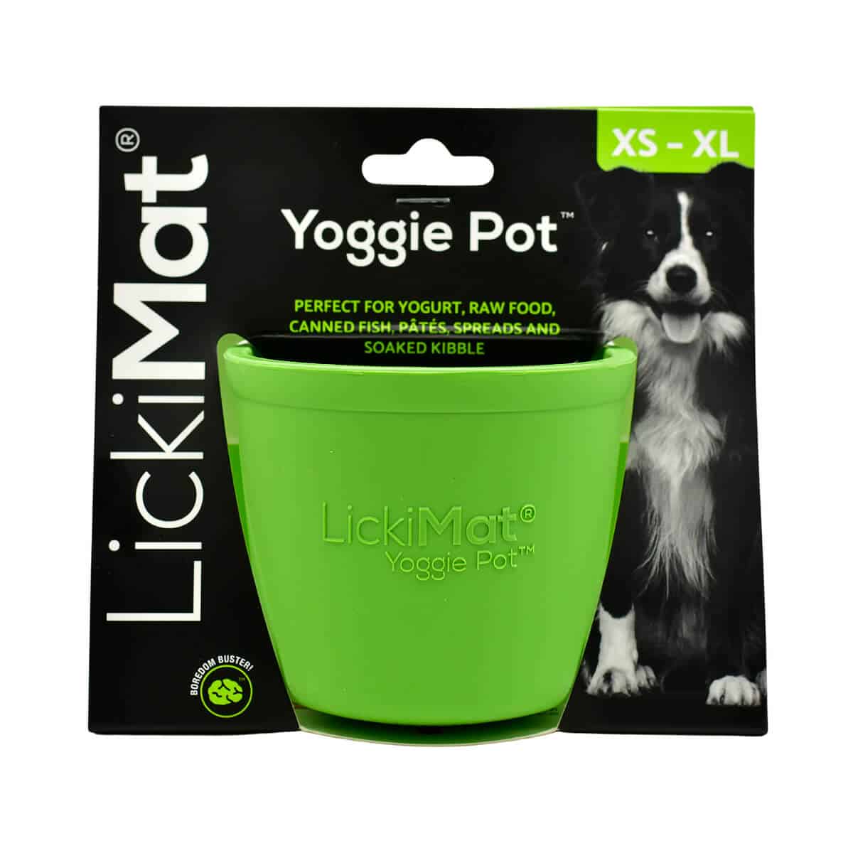 LickiMat Yoggie Pot aktivointikuppi, vihreä.
