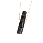 Nobby Buffalo Horn koirapilli nahkahihnnassa.