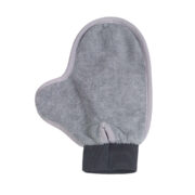 Nobby Care Glove harjaushanskan avulla poistat näppärästi koirastasi irtokarvat ja kuivuneen lian, hanskan fleecepintainen puoli.