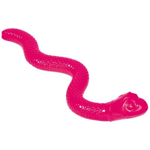Nobby TPR Snake koiran aktivointilelu. Pinkki käärme.