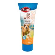 Trixie Leber Wurst maksapatee koiranherkku tuubissa.